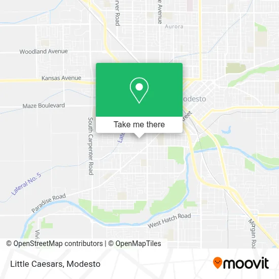 Little Caesars map