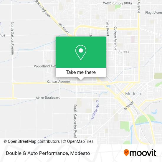 Double G Auto Performance map
