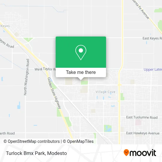 Turlock Bmx Park map