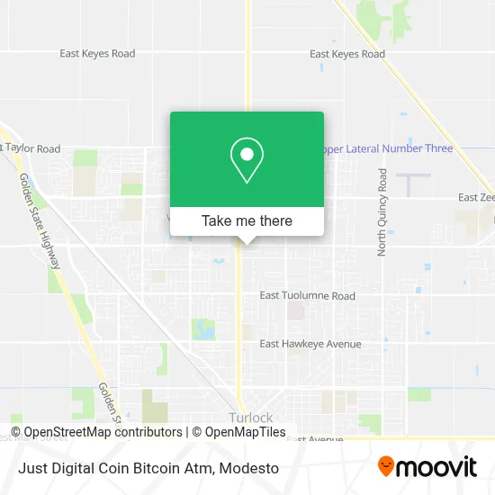 Just Digital Coin Bitcoin Atm map