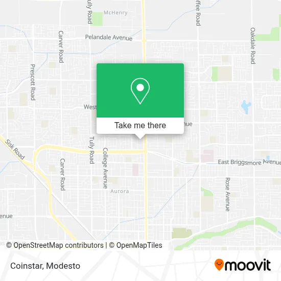 Coinstar map