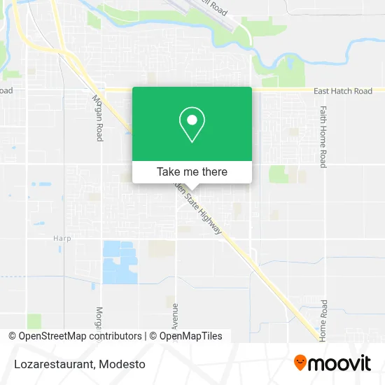 Lozarestaurant map
