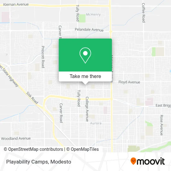 Playability Camps map