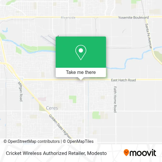 Cricket Wireless Authorized Retailer map