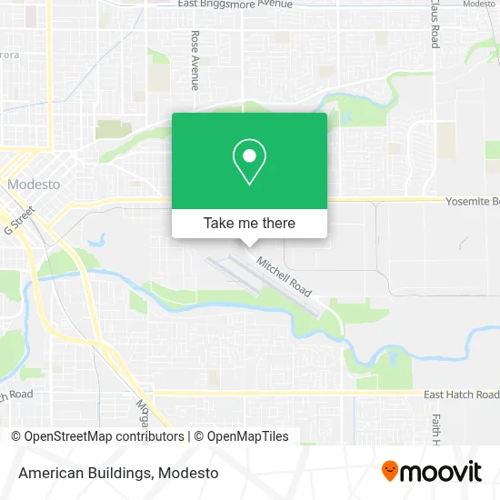 American Buildings map