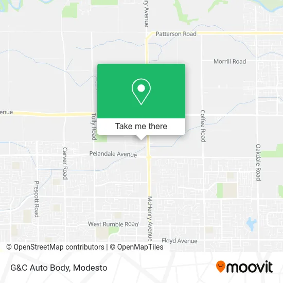 G&C Auto Body map