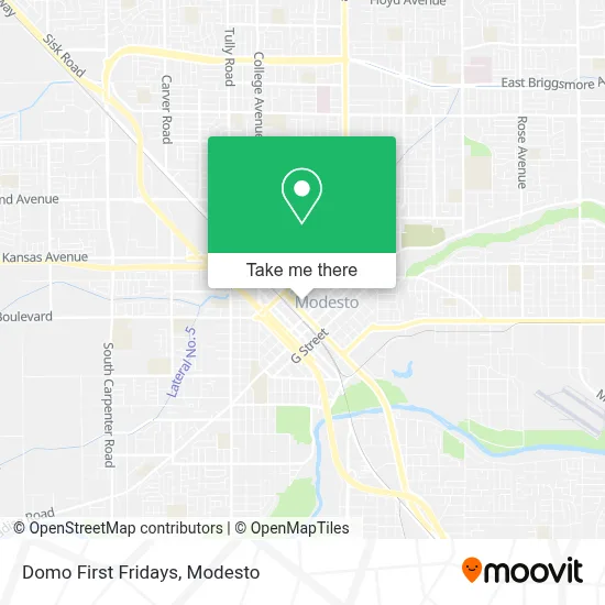 Domo First Fridays map
