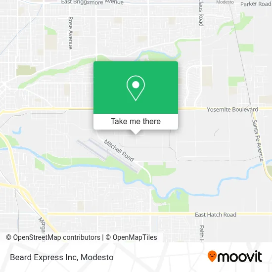Beard Express Inc map