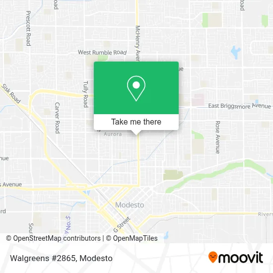 Walgreens #2865 map