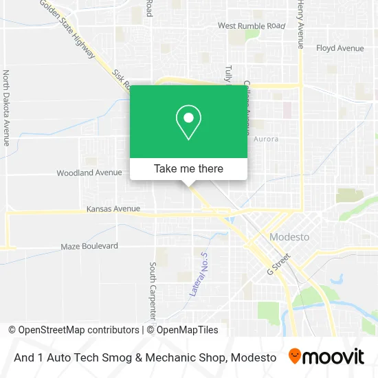 And 1 Auto Tech Smog & Mechanic Shop map