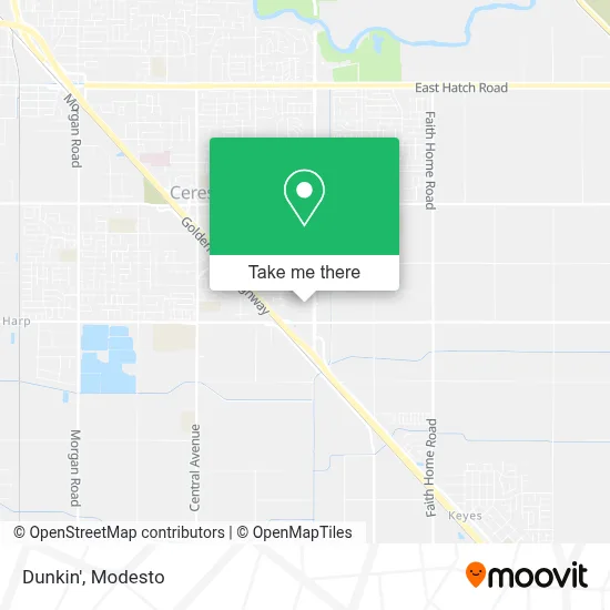 Dunkin' map