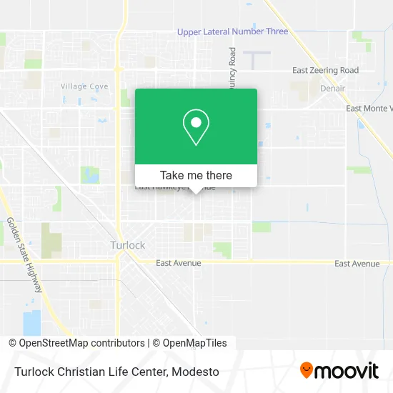 Turlock Christian Life Center map