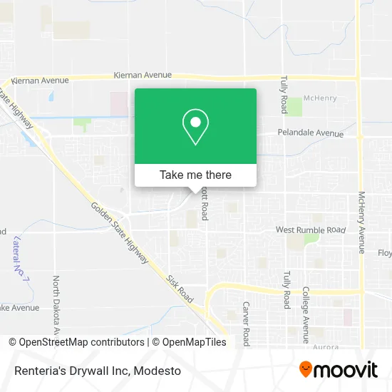 Renteria's Drywall Inc map