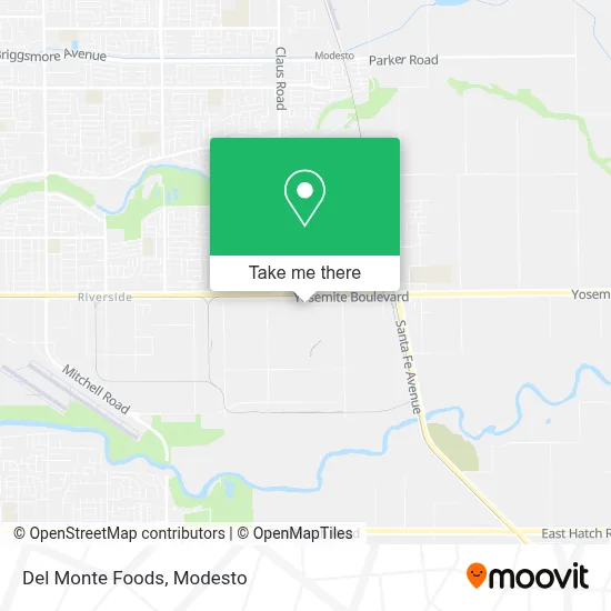 Del Monte Foods map