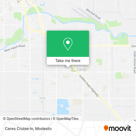 Ceres Cruise-In map