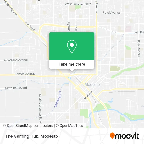 The Gaming Hub map