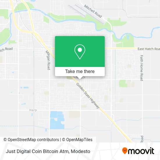 Just Digital Coin Bitcoin Atm map