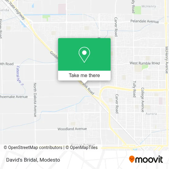 David's Bridal map