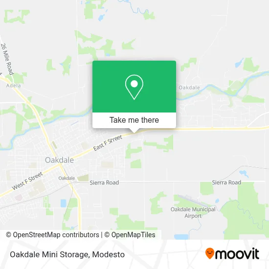 Oakdale Mini Storage map