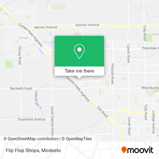 Flip Flop Shops map
