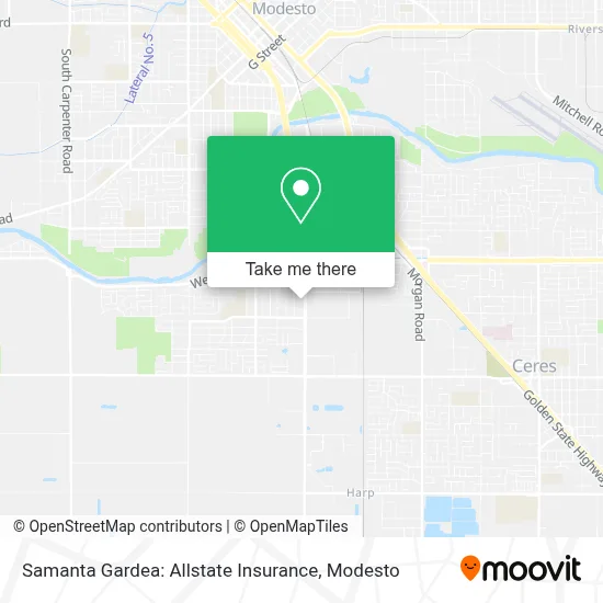 Samanta Gardea: Allstate Insurance map