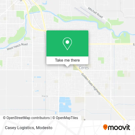 Casey Logistics map