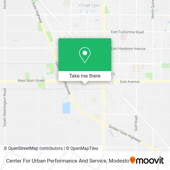 Center For Urban Performance And Service map