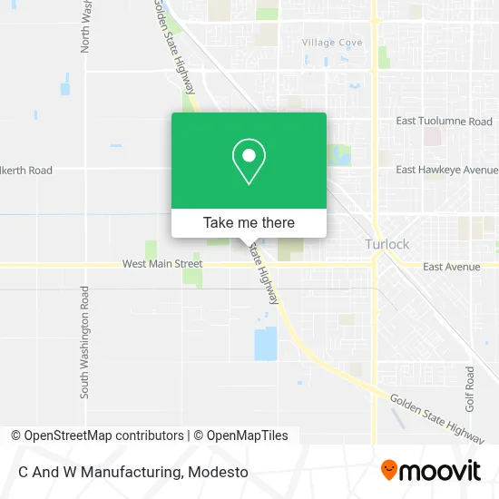 C And W Manufacturing map