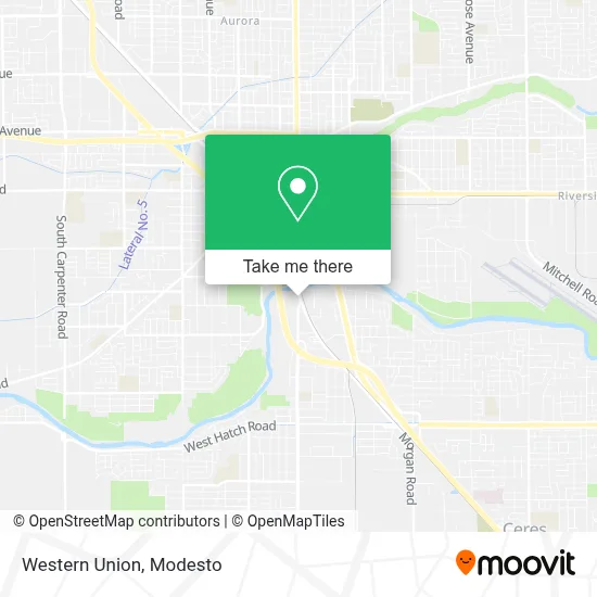 Western Union map