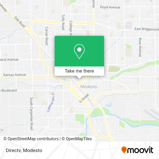 Directv map