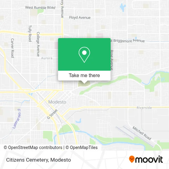 Citizens Cemetery map