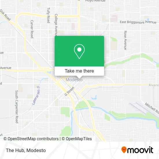 The Hub map