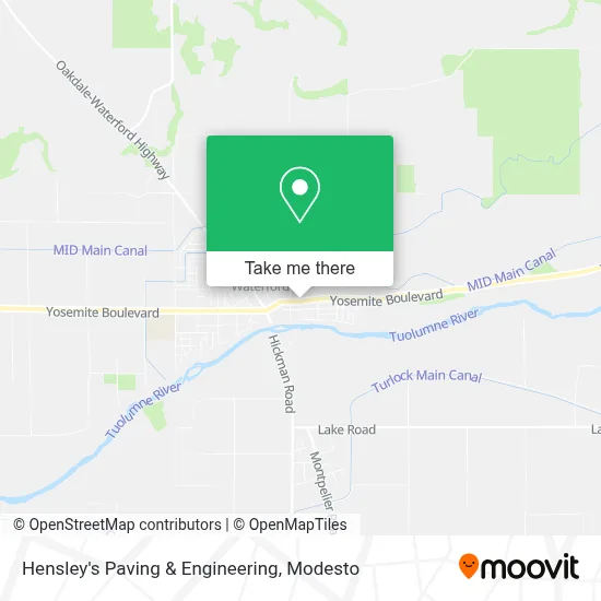 Hensley's Paving & Engineering map