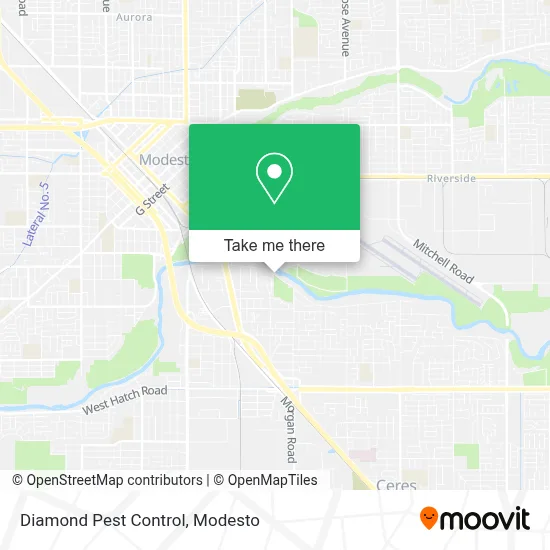 Diamond Pest Control map