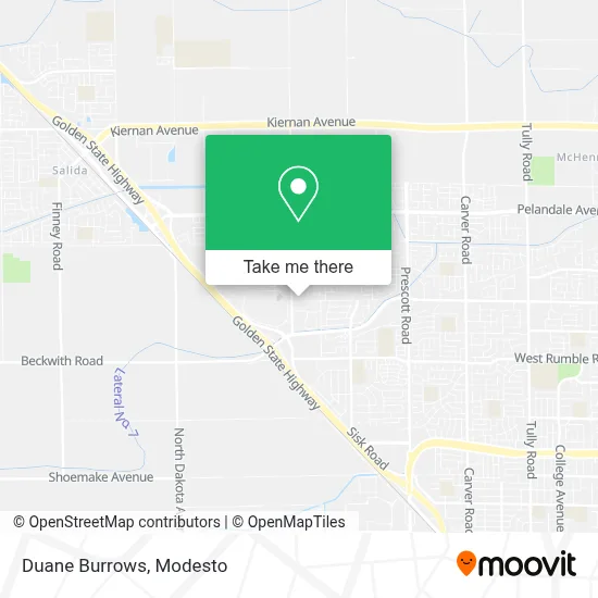 Duane Burrows map