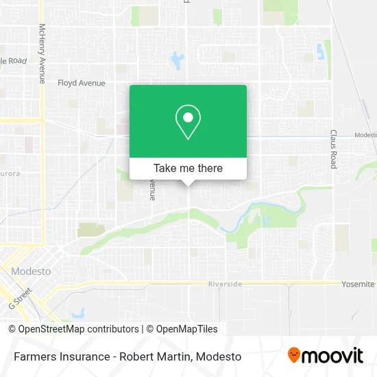 Farmers Insurance - Robert Martin map
