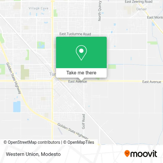 Western Union map