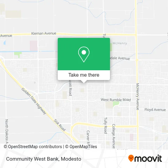 Community West Bank map