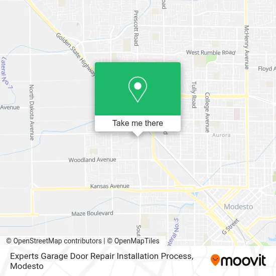 Experts Garage Door Repair Installation Process map