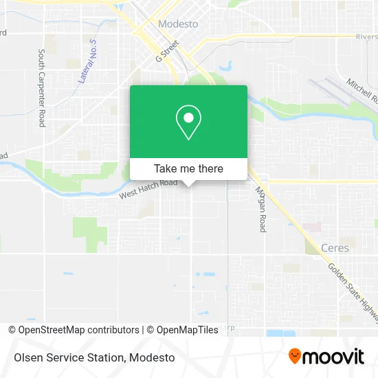 Olsen Service Station map