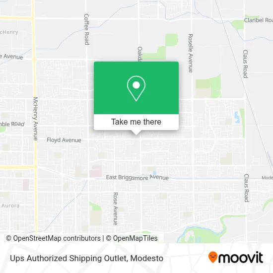 Ups Authorized Shipping Outlet map