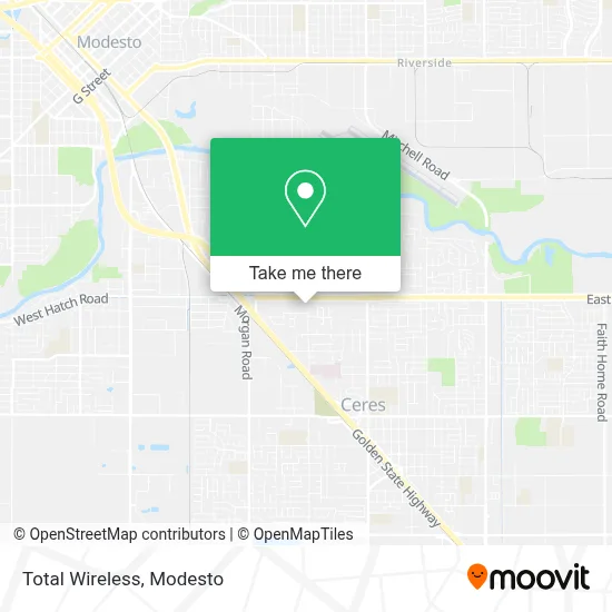 Total Wireless map