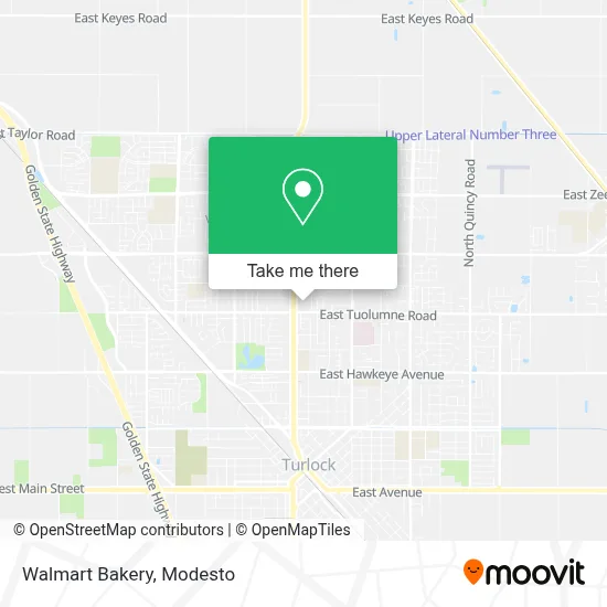 Walmart Bakery map