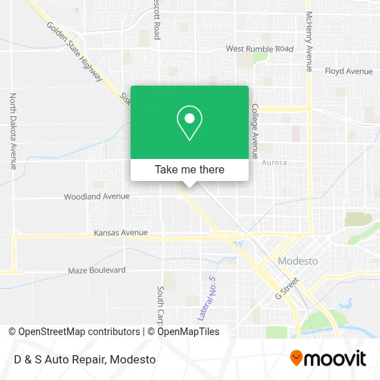 D & S Auto Repair map