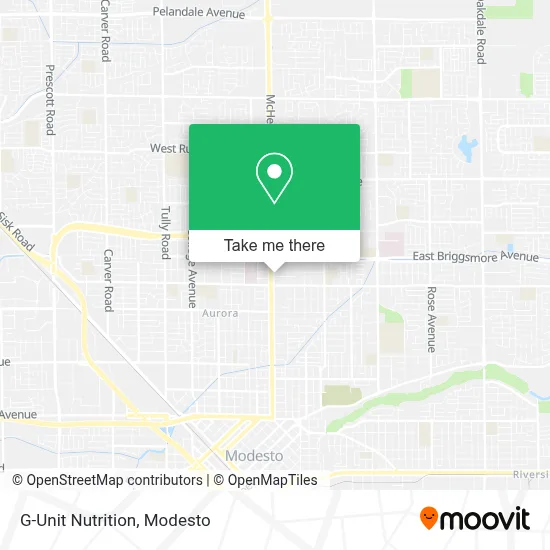 G-Unit Nutrition map