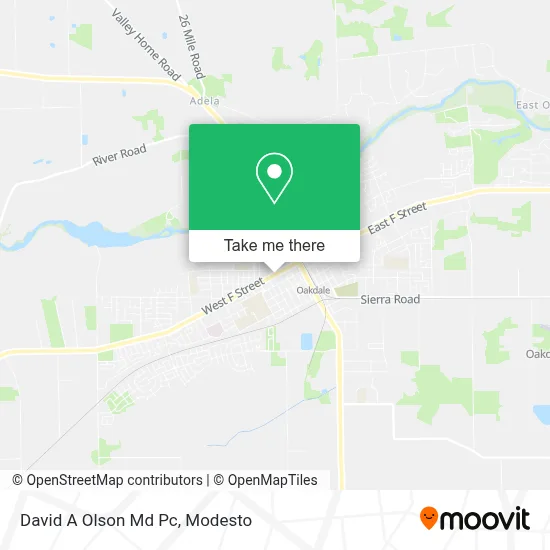 David A Olson Md Pc map