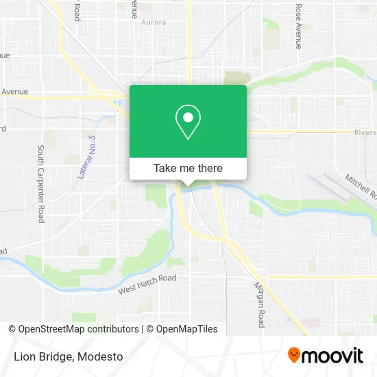 Lion Bridge map