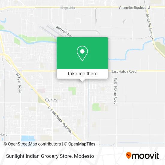 Sunlight Indian Grocery Store map