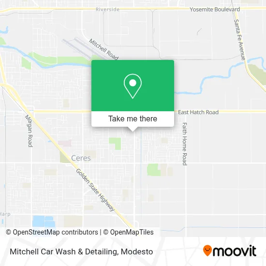 Mitchell Car Wash & Detailing map