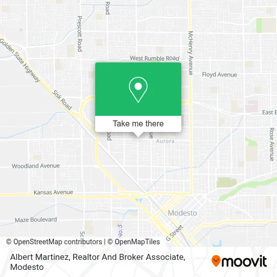 Albert Martinez, Realtor And Broker Associate map